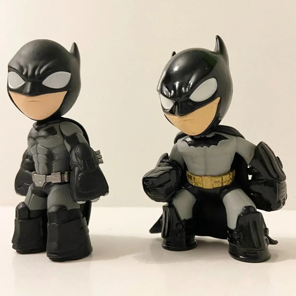 2015 Lot of 2 Funko Mini  Batman Figures Arkham Knight 3 Inch Tall Toys - Picture 5 of 11
